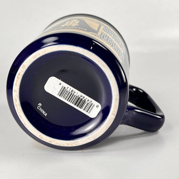 Culver Kennedy Space Center Ceramic Coffee Cup Mug Blue Gold NASA Space Shuttle - Picture 12 of 14